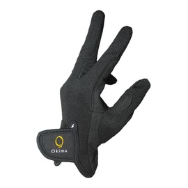 Okima Riding Gloves, Riding Gloves, Women's, Men's, Equestrian Gloves, Smartphone Compatible, Small, Black)