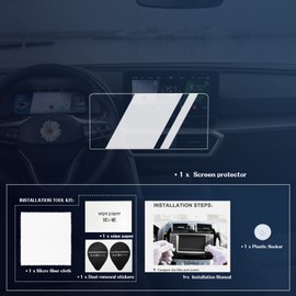 BIXUAN 10 Zoll kompatibel mit Seat Leon MK4 5F KL ST FR/Cupra Formentor Schutzfolie 2020-2022 2023 Navi Film Navigation Displayschutzfolie Transparent 9H Gehärtetes Glas Schutz GPS Navi Folie