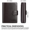 SENDEFN Men's Wallets Multifunctional RFID Blocking Leather Wallet Credit Card