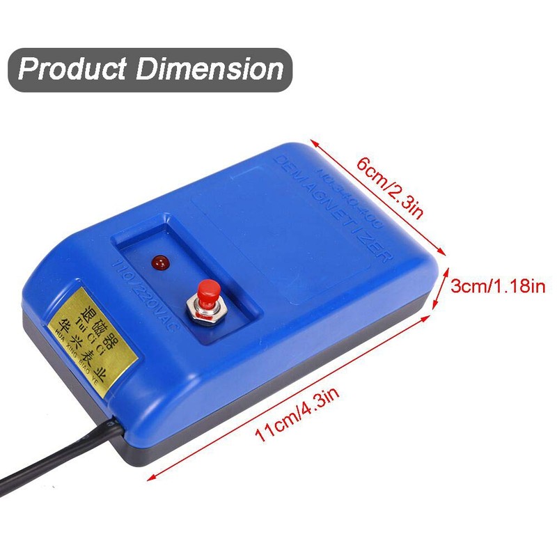 Demagnetizer,Professional Watch Demagnetizer,Watch Repair Kit, Watch Repair Degaussing Demagnetizer Tool,Magnetizer