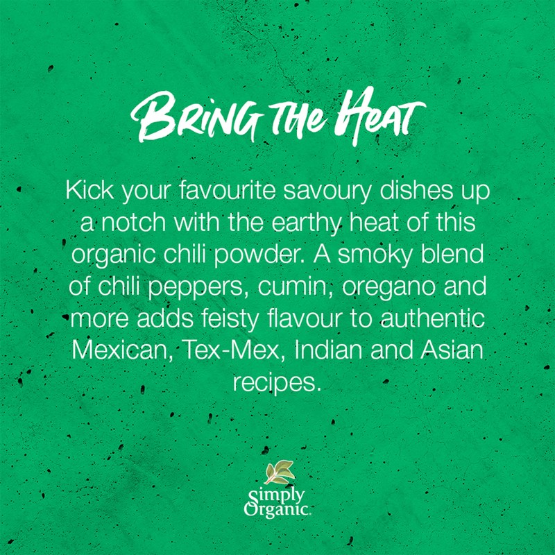 Simply Organic Chili Powder, Certified Organic - 82g