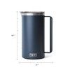 YETI Rambler 64 oz Pitcher, Vacuum Insulated, Stainless Steel with