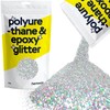 Hemway Resin Glitter Silver Holographic 500g Fine