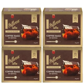Vittoria Coffee Italian Coffee Bags (Case of 4)