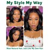 KLAIYI Yaki Straight Bob Wig Bye Bye Knots Glueless Pre