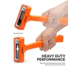Neiko 02846A 1 LB Dead Blow Hammer, Neon Orange I