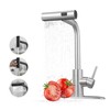 Kitchen Faucets with Pull Down Sprayer,Waterfall Kitchen Sink Faucet,Commercial Utility