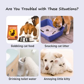 Neobay Adjustable Door Strap and Latch, Textile Cat Door Latch to Keep Dog Out of Litter Box, Economical Alternative of Pet Gates, Basic 1 Pack