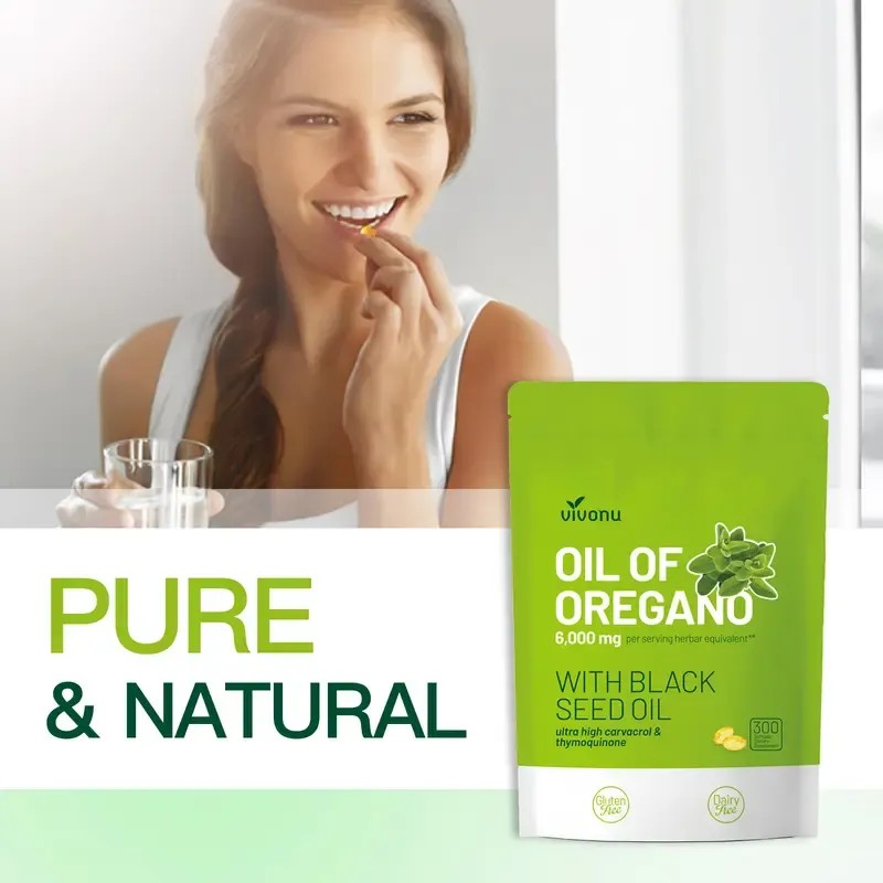 Oil of Oregano with Black Seed Oil 300 Capsules |