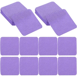 Genérico 400piezas Toallitas para Pestañas y Uñas de Limpiador de Lápiz de Uñas y Cepillos Limpiador para Pestañas Postizas por Caja Color Púrpura Cajas