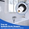 Dreyoo Bathtub Pop up Drain Stopper, Bathtub Drain Plug with