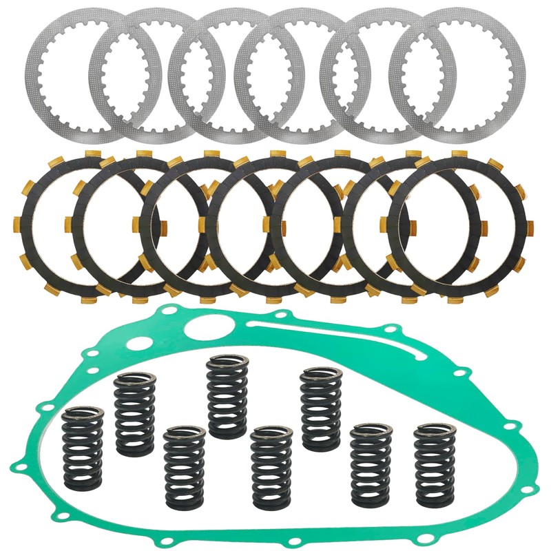 Extra Plate Friction Steel Clutch Plates & Gasket Kit Fit