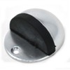 fiXte Bright Aluminium Oval Floor Mounted Half Moon Door Stop
