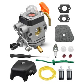 Carburetor Fit for Stihl FS90R FS90 FS110 FS110R FS100 HT100 HT101 FS130R KM110R KM90R Trimmer Weed Eater, Replace C1Q-S174 4180-120-0610, Carb Tune Up Kit with Air Filter Cover