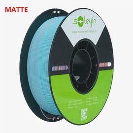 CREALITY 3D Creality Soleyin Ultra/Hyper RFID/CR Series 1.75mm Filaments Ultra PLA MATTE PETG Silk PLA TPU Carbon PC ABS High Precision 1KG Spools Eco Friendly Plant Powered:_Soleyin Ultra Matte Pla Moonstone