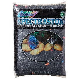 Spectrastone Permaglo Black Lagoon for Freshwater Aquariums, 5-Pound Bag
