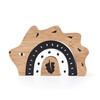 Wee Gallery Bamboo Nesting Hedgehog, Building and Stacking Blocks, Arc
