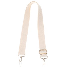 Teaaha Bag Strap Replacement Purse Strap Crossbody Wide Canvas Straps for Bags, Adjustable Shoulder Straps Purse Guitar Strap for Purses Crossbody for Women Handbags, Beige