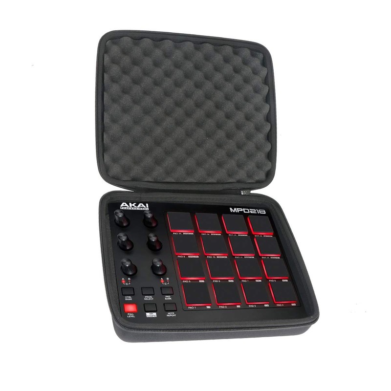 CO2CREA Hard Travel Case for AKAI Professional MPD218 Ultra-Portable USB