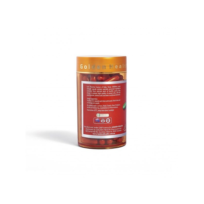 Golden Health Sheep Placenta 30000mg 100 Capsules
