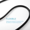 OFFO Shower Hose, PVC Universal Smooth Shower Pipe with Shower