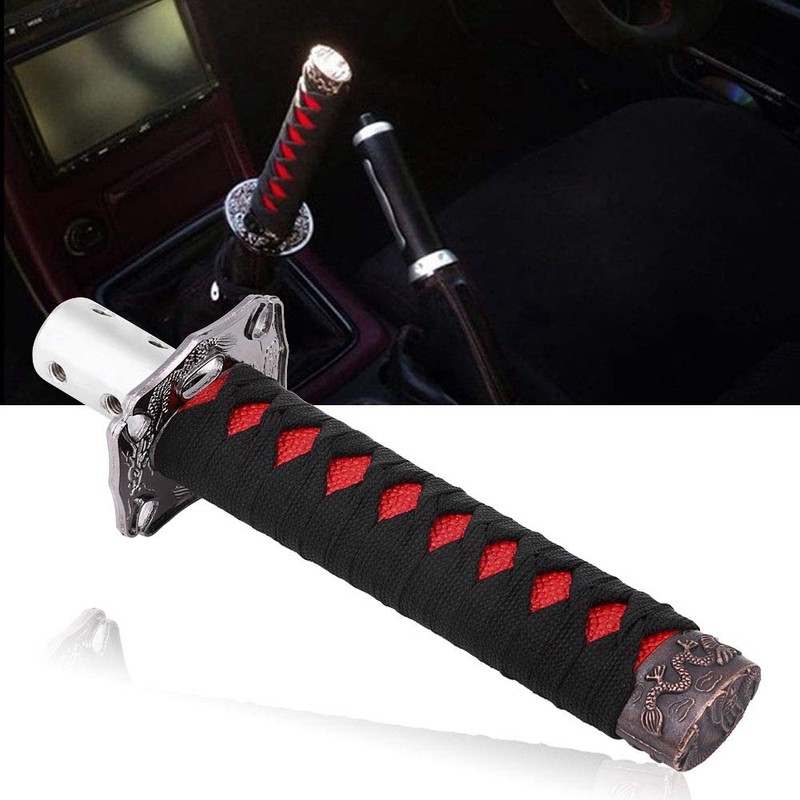 Katana Shift Knob Samurai Sword Gear Shifter with 4 Adapters,