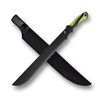 REAT Gardening Heavy Duty Machete,24" Full Tang Machete with Shaeth,Ergonomic
