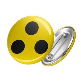 Hellweg Druckerei Button Badge Blind Badge Blind Badge Notice Visually Impaired Pin x 1, Metal