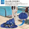 FISH-BOMB Pool Bag, Beach Bag, Large Capacity, Folding