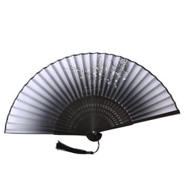 Folding Fan, Handheld Folding Fans, Hand Fans, Folding Hand Fan, Hand Fan Folding, Handheld Fan Folding for Wall Decoration Dance Performance Wedding Party Festival Gift