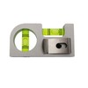 High precision solid aluminum alloy small level ruler, portable mini