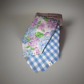 Tommy Bahama Dog Bandana Pet Scarf  Set (2) Easter Spring  Floral Plaid NWT