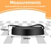 2 Pack Silicone Cruet Lid for good seasons,Black Crute Bottle