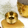 7Pcs Golden Buddhist Offering Cups - Copper Water Bowls for