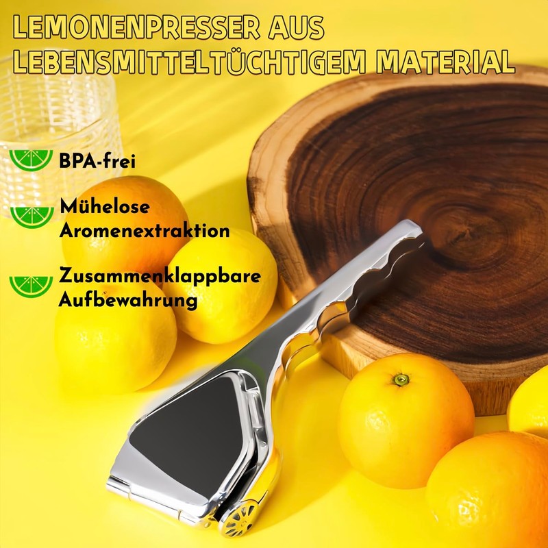 Premium Quality Rustproof Metal Lemon Squeezer 2025 Upgrade Hand Squeezer