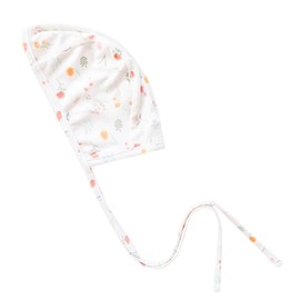 Copper Pearl Baby Bonnets: Ultra-Soft, Comfy to Wear, Tie-On Infant Sun Hat for Protection Against UV Rays, Trendy Coordinating Designs Swaddles, 3-6 Months - Mabel