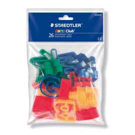 Staedtler 8724 01 - Noris Club Ausstechformen, ABC 26 Stück