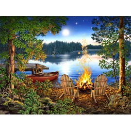 Springbok Majestic 500 Piece Wood Jigsaw Puzzle - Lakeside