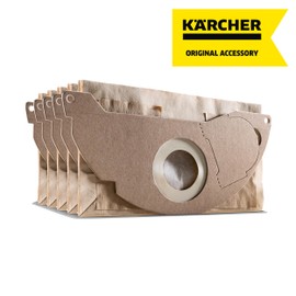 Karcher Bolsa de filtro de papel WD 5 piezas