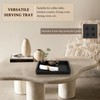 Cathyeen Concrete Decorative Tray for Coffee Table Decor, 14" Coffee
