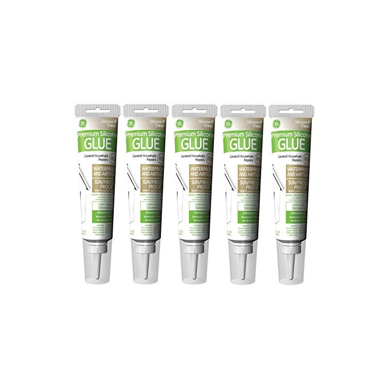 Silicone II Household Glue & Seal, 5 Pack