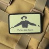 Funny Double Shot Killer Morale Patch with Hook and Loop