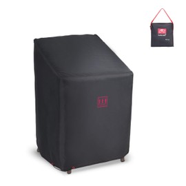 Turtle Life Stackable Patio Chair Covers Waterproof Outdoor Furniture Covers with 1 Upgrade Air Vent and 1 Buckle, Black, 30" W x 36" D x 45" H