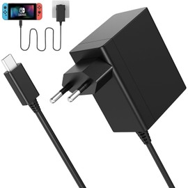 39W Power Supply for Switch/NS Switch, 15V 2.6A Type C Fast Charging Charger for Switch/Switch Lite/Switch Dock/Switch OLED/Switch Pro Controller Supports TV Mode