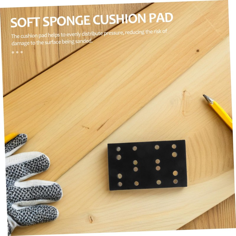 Outanaya Sandpaper Sponge Cushion Pad Durable Sanding and Polishing Interface