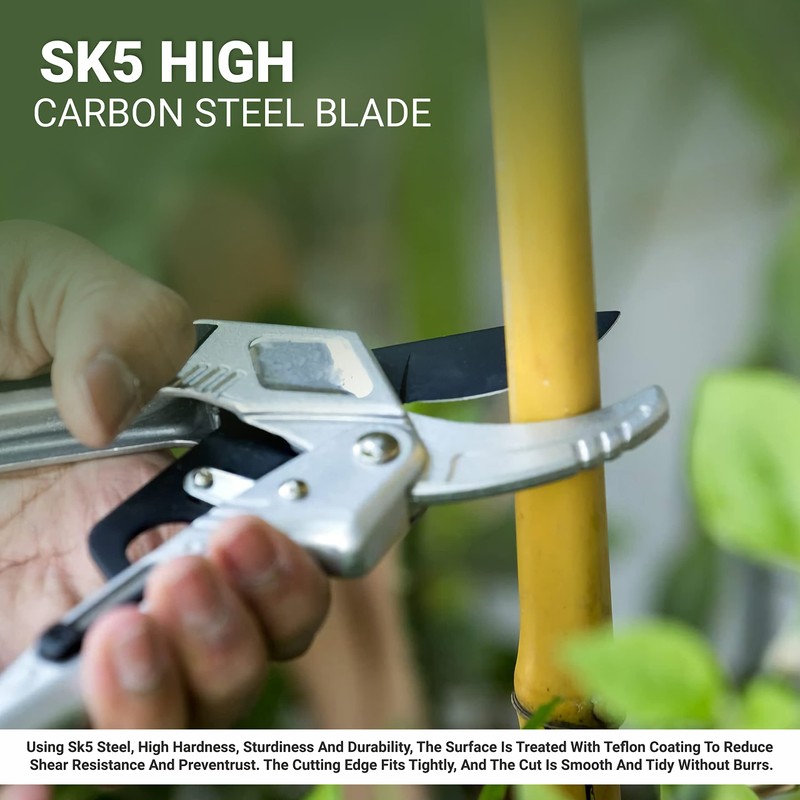 ORGA ECO-FRIENDLY Garden Secateurs, Professional Pruning Shears with Sharp and