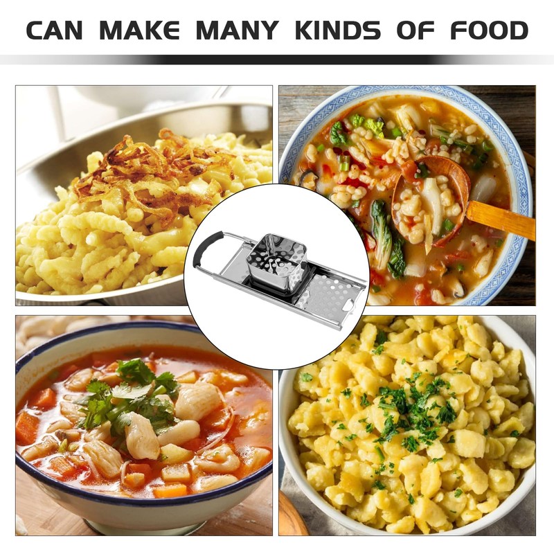 YGCQFH Spaetzle Maker, Pasta Maker,Traditional Homemade German Egg Noodle Kitchen