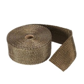 10m x 50mm Exhaust Tape Roll with 10 Stainless Steel Cable Ties (Black) for Car Motorcycles 10m x 50mm Heat Resistant Exhaust Heat Packaging