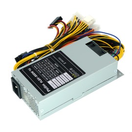 Ptcliss 300 watts 1U Flex ATX Power Supply with Fixed Cables with 6Pin PCIe Connector，flex-300w
