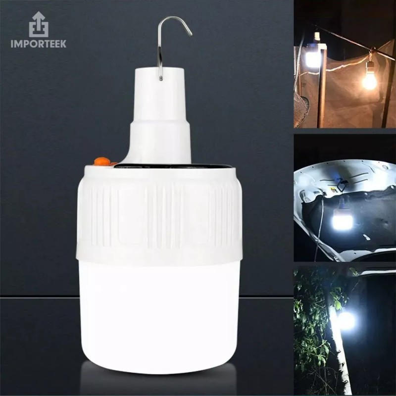 Importeek Lampara Linterna Luz Led Solar Nocturna Camping Senderismo